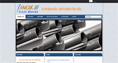 Desktop Screenshot of inoxtanbinh.com